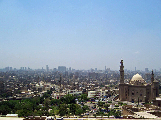 a photo of the Cairo cityscape