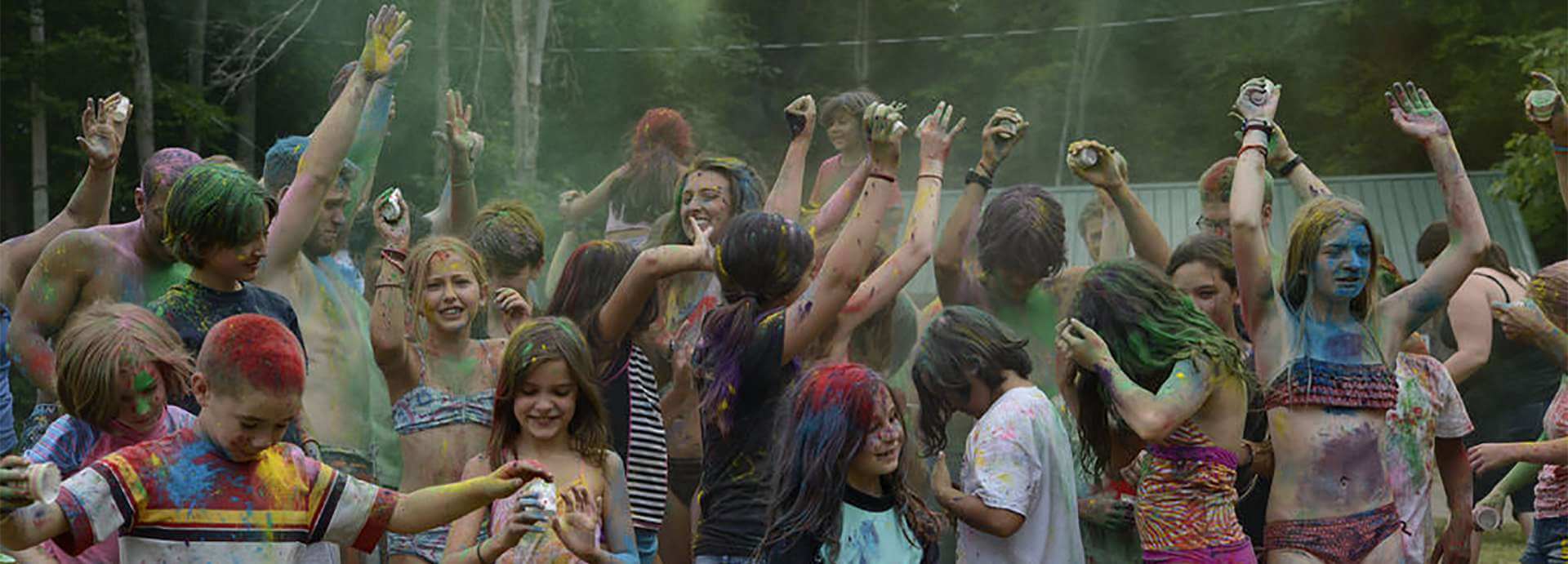 Young people at Camp Stomping Ground