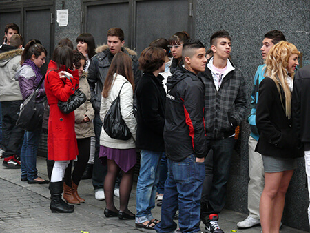 Teenagers, photo by Pedro Belleza