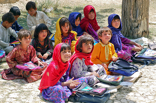 school children